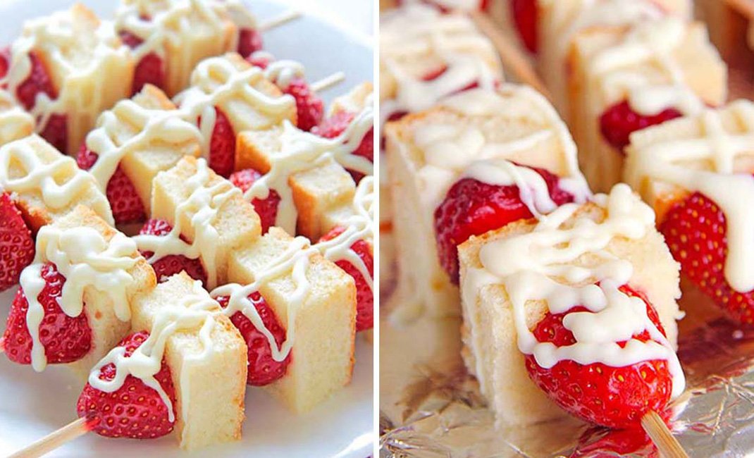 Shortcakes με φράουλες και κρέμα