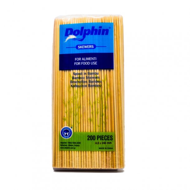 Bamboo skewer Dolphin 4,0x240mm - 200pcs