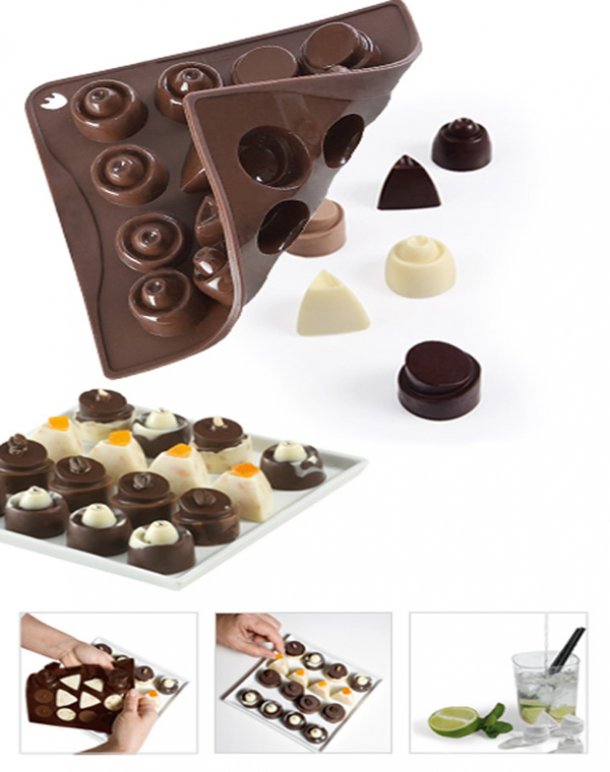Φόρμα σιλικόνης για σοκολατάκια/παγάκια Chocoice
