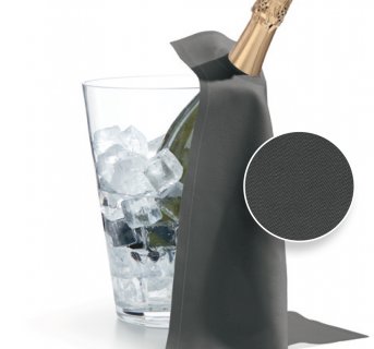 <img src=CLOTHES FOR ICE BUCKETS GREY alt=Grey towel in a champagne bottle> 
