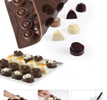 <img src=5651326ICE.jpg alt=Silicone mould for icecubes / chocolate pralines  - Chocoice>