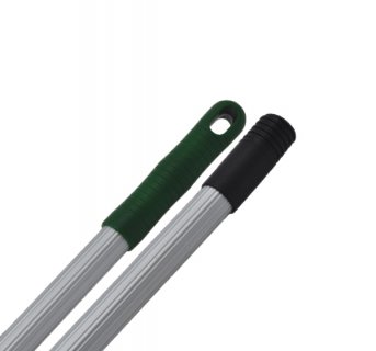 Aluminum ribbed mop handle with thread Labico 140cm