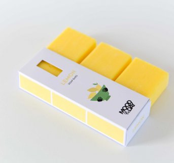 Hotel olive oil soaps Mood of the day - 3 pcs set - lemon