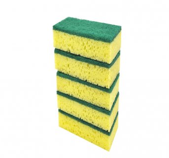 Kitchen sponge 10x7x3cm Labico - 5pcs set