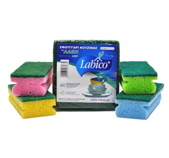 Kitchen sponges with grip Labico Set 4 pcs