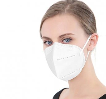 Μάσκα Προστασίας Μιας Χρήσης FFP2 NR Λευκή 20 τεμ