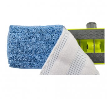 Microfiber flat mop for hard surfaces 