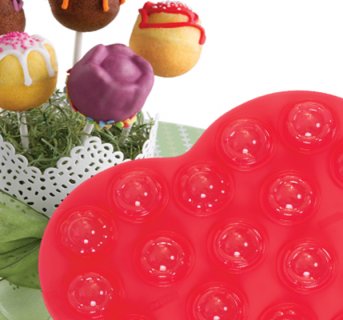 Multiportion silicon mould for sweets-cake pops