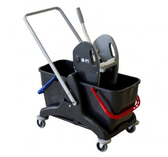 Professional cleaning cart IPC 2x25L Black