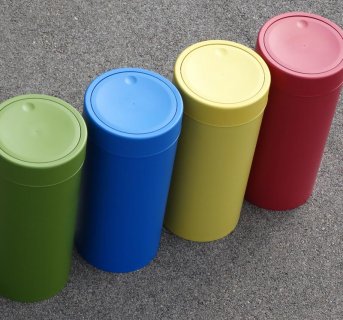 Recycling bin 36lt DECO SWING recycling full color