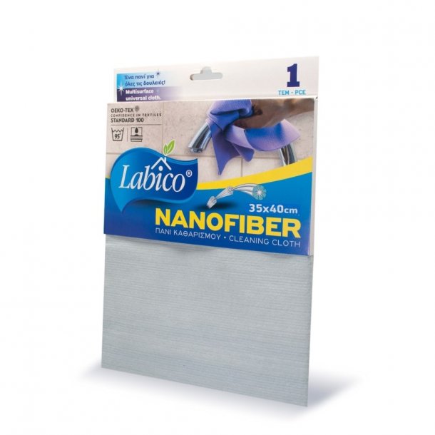 Πανί καθαρισμού με νανοΐνες Labico Nanofiber 35x40cm