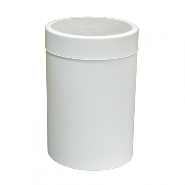 White garbage bin DECO SWING 28lt with swing lid